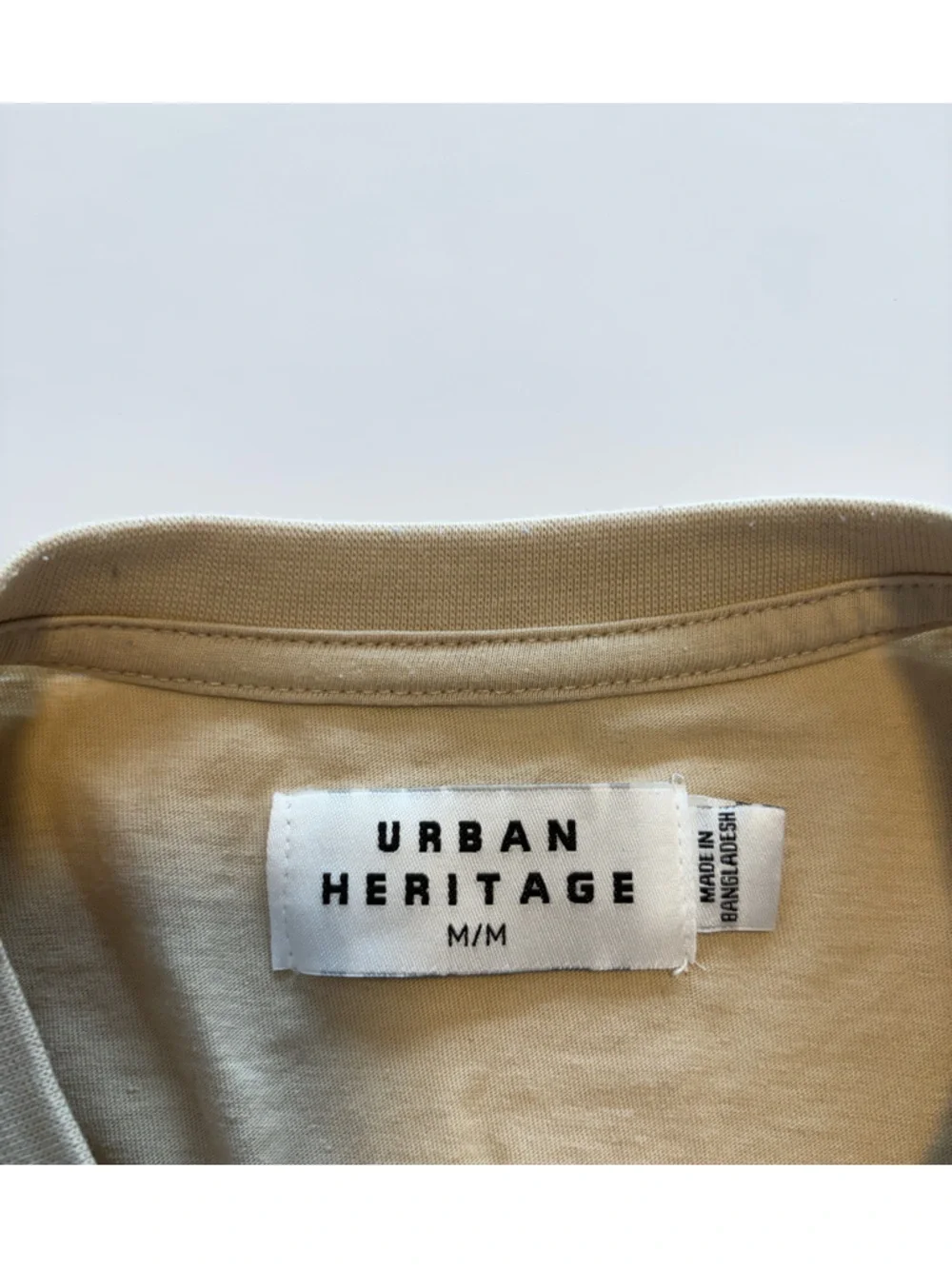 Urban Heritage Tan Daisy Graphic Long Sleeve Tee Mens Medium - Picture 6 of 9